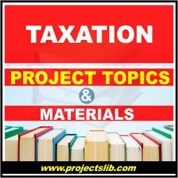 research topics on taxation in nigeria