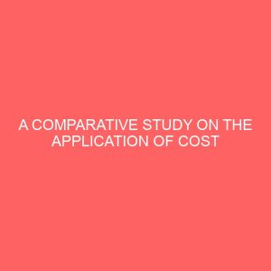 a comparative study on the application of cost volume profit analysis in management decisions of manufacturing organizations 60675