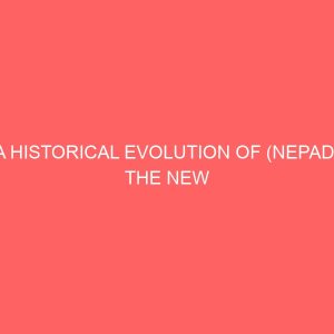 a historical evolution of nepad the new partnership for african development 2001 2010 81149