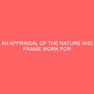 an appraisal of the nature and frame work for management of organisational conflict 83952