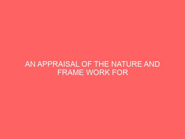 an appraisal of the nature and frame work for management of organisational conflict 83952