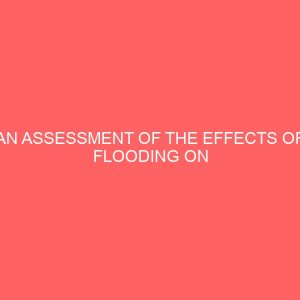 an assessment of the effects of flooding on residential properties 65820