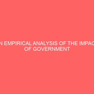 an empirical analysis of the impact of government expenditure on the economic growth of nigerian 60553