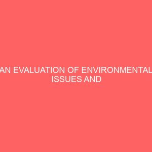 an evaluation of environmental issues and corporate social responsibility in nigeria 60346