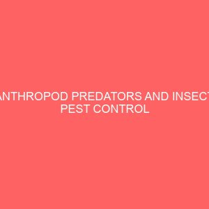anthropod predators and insect pest control 78748