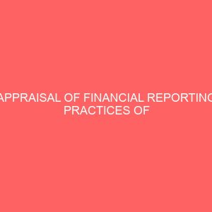 appraisal of financial reporting practices of pension fund administrators in nigeria 56699