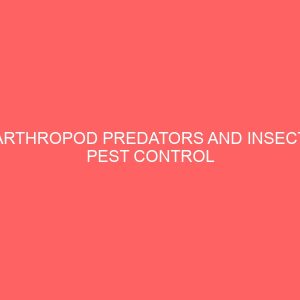arthropod predators and insect pest control 2 78753