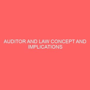 auditor and law concept and implications 57480