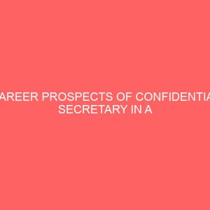 career prospects of confidential secretary in a public establishment 2 62924