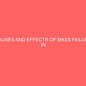 causes and effects of mass failure in mathematics federal college of education 2 47200