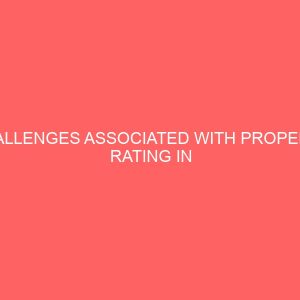 challenges associated with property rating in nigeria 45934