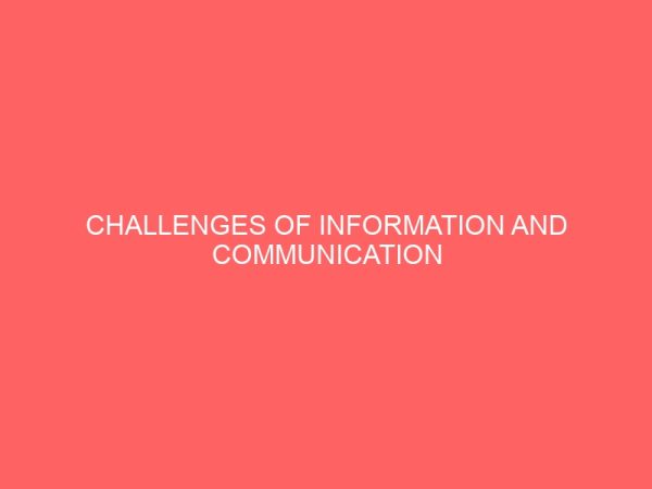 challenges of information and communication technlogy ict to modern secretaries in office technology and management department 64752