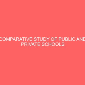 comparative study of public and private schools students performance in shorthand a case study of enugu south local government area 63037