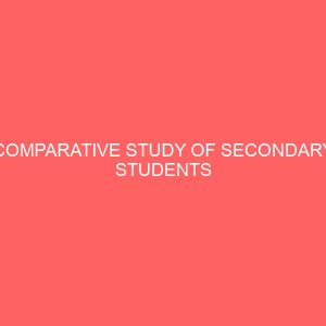 comparative study of secondary students performance in accounting from 2004 2008 58620
