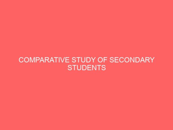 comparative study of secondary students performance in accounting from 2004 2008 58620