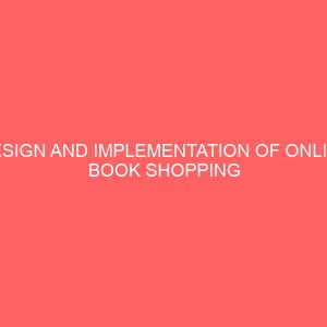 design and implementation of online book shopping 75386