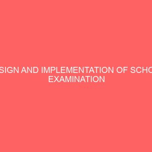 design and implementation of school examination time table 47903