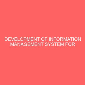 development of information management system for hospital 47915