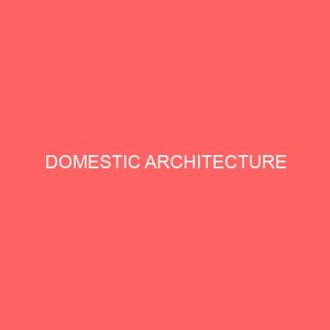 domestic architecture 64564