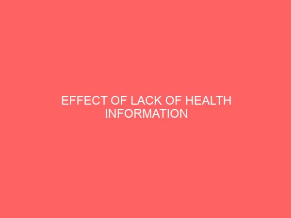 effect of lack of health information computerization in the primary health care system 45424