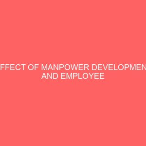 effect of manpower development and employee performance 84159