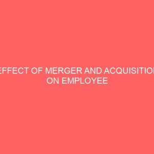effect of merger and acquisition on employee morale 84172