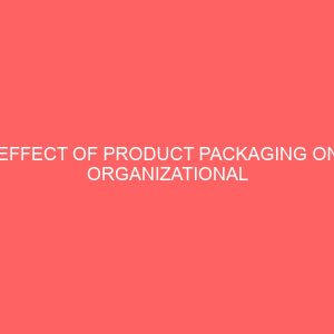 effect of product packaging on organizational productivity 43511