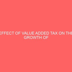 effect of value added tax on the growth of nigerian economy 56675