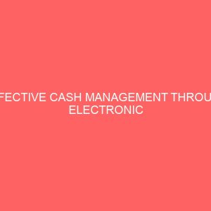 effective cash management through electronic banking 79943