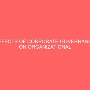 effects of corporate governance on organizational performance in nigerias insurance industry 2 80764