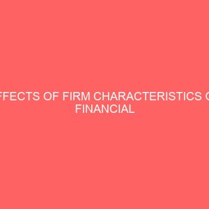 effects of firm characteristics on financial statement fraud 58249