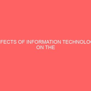 effects of information technology on the performance of the office manager 62649