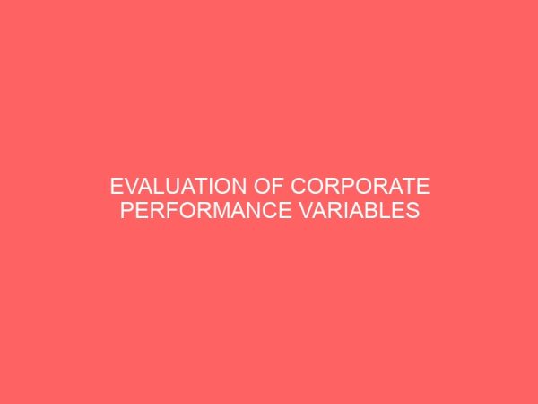 evaluation of corporate performance variables that determine dividend payout policies of nigeria breweries plc 2009 2014 56627