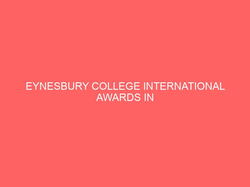 eynesbury college international awards in australia 50258
