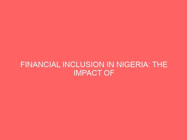 financial inclusion in nigeria the impact of collective investment schemes on low income earners 51316