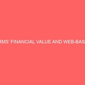 firms financial value and web based environmental disclosures an empirical evidence of nigerian firms 61189