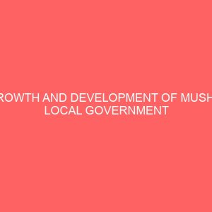 growth and development of mushin local government area 1976 2003 81158