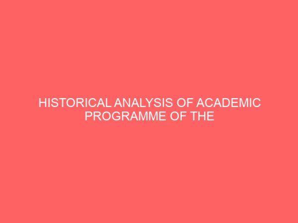 historical analysis of academic programme of the department of fine and applied arts in umar suleiman college of education gashua inception 45692