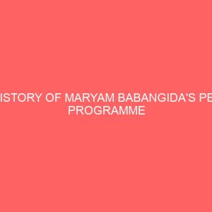 history of maryam babangidas pet programme 81065