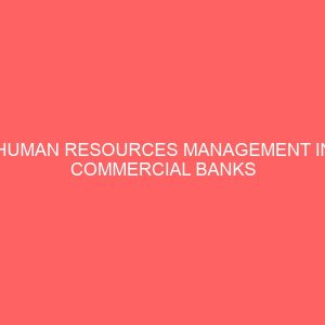human resources management in commercial banks 84043