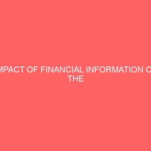 impact of financial information on the profitability of business organization in nigeria 3 56667