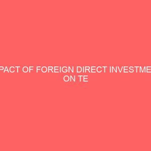 impact of foreign direct investment on te economic growth of nigeria 1986 2010 78918