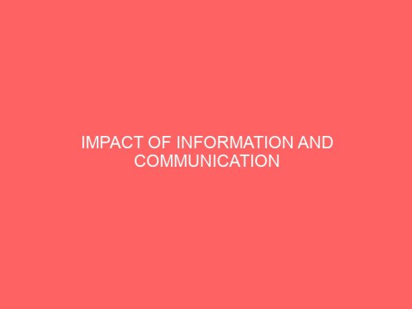 impact of information and communication technology ict on the growth of non life sector of the nigerian insurance industry 79977