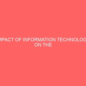 impact of information technology on the secretarial profession a case study of selected business organizations in port harcourt metropolis 63447