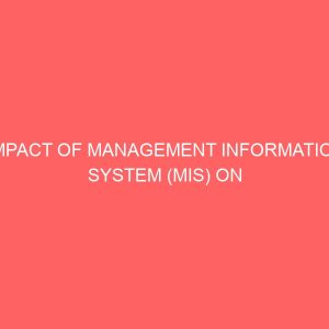impact of management information system mis on effective human resource management in an organization 83743