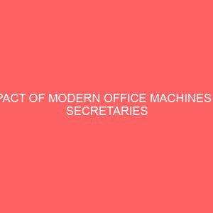 impact of modern office machines on secretaries 62134