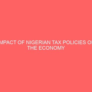 impact of nigerian tax policies on the economy and small businesses in nigeria 78566