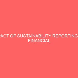 impact of sustainability reporting on financial performance 55881