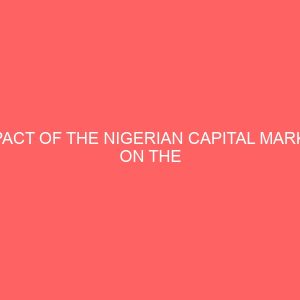 impact of the nigerian capital market on the growth of insurance sector in nigeria 2 80893