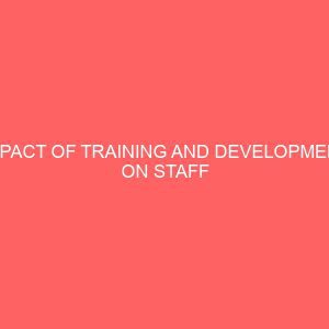 impact of training and development on staff efficiency in the banking sector of nigeria 84237